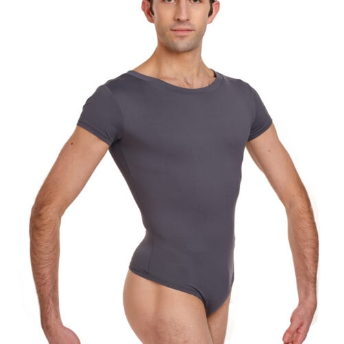 Lupin - Short Sleeve Leotard with Thong Seat