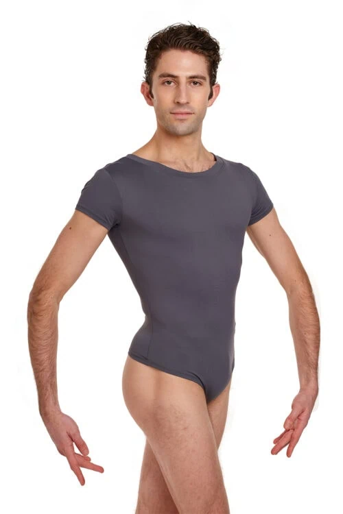 Lupin - Short Sleeve Leotard with Thong Seat
