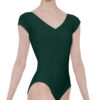 Forest Green Candide - Cap Sleeve Leotard with Ruche (Compulsory Reynolds 3rd/Level 4 Year)