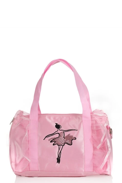 Ballet Sequin Barrel Bag