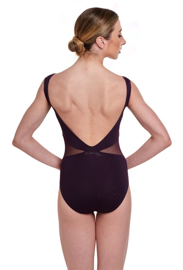 Danna - Sweetheart Mesh Cut Out Leotard