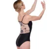 Claudia Floral Mesh Camisole Leotard