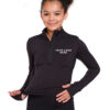 Kids Long Sleeve Zip Crop Top - Logo Service Available