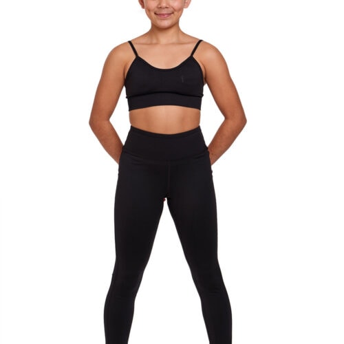 Kids High Waisted Dance Leggings